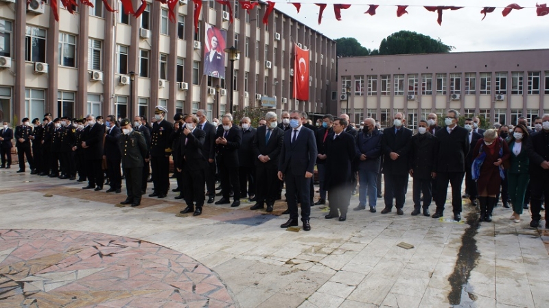 03.02.2022 A. Bahri Erdel, Speaker of Aydın Commodity Exchange,  Participated The Ceremony on the 91st Anniversary of Gazi Mustafa Kemal Atatürk's Arrival In Aydın 