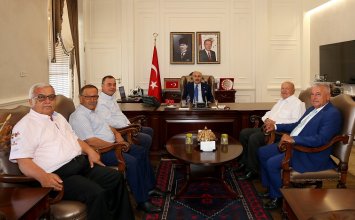 03.08.2022 The Beneficial Visit From Aydın Commodity Exchange to Izmır Governor Yavuz Selim Kosger