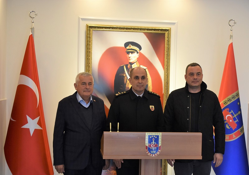 31.01.2023 A Visiting To Aydın Provincial Gendarme Commander J.Kd.Alb Ali Naci Aldemir From Aydın Commodity Exchange