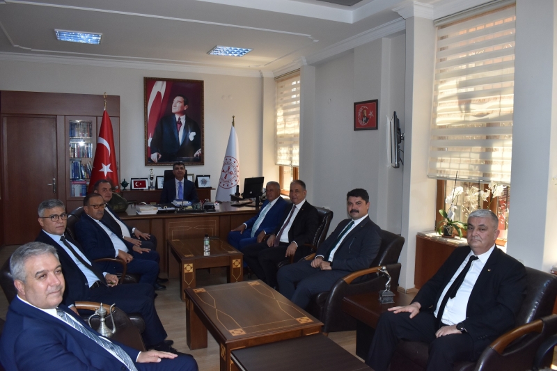 02.08.2023 Aydın Commodity Exchange Management Visited Aydın Receiver General Veysel Sezgin