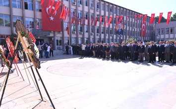 19.09.2023 Aydın Commodity Exchange Assembly President A.Bahri Erdel Participated in the 19 September Veterans Day Ceremony 
