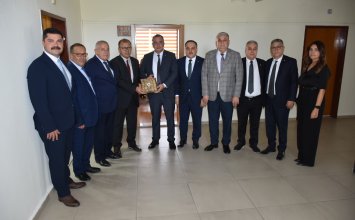 4.10.2023 Aydın Commodity Exchange Delegation paid a congratulatory visit to Ibrahim Altıntas, who was appointed as Aydın Provincial Directorate of Agriculture and Forestry