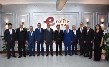 08.05.2024 Congratulations Visit from Aydın Commodity Exchange to Efeler Mayor Anıl Yetişkin