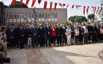 19.05.2024 Aydın Ticaret Borsası Meclis Başkanı A. Bahri Erdel, 19 Mayıs Atatürk’ü Anma Gençlik ve Spor Bayramı Töreni’ne Katılım Sağladı