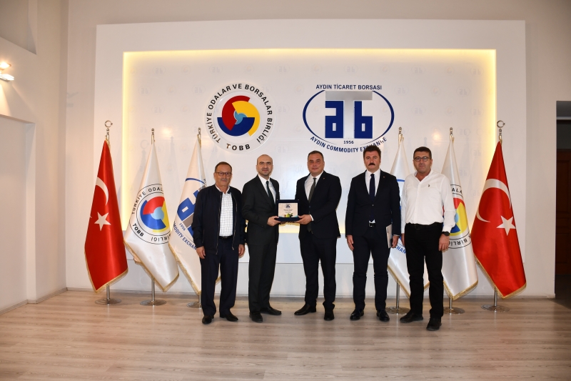 24.09.2024 KOSGEB President Ahmet Serdar İbrahimcioğlu Visits the Aydın Commodity Exchange