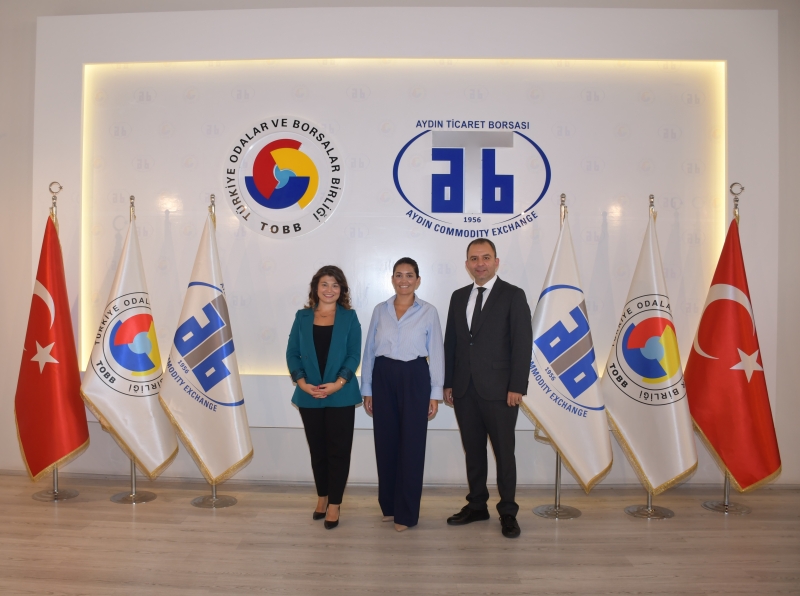 25.09.2024 Yusuf Dümen, General Manager of ELÜS Market, Visited the Aydın Commodity Exchange