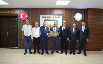 10.09.2024 Aydın Commodity Exchange Pays a Courtesy Visit to Provincial Police Chief Armağan Adnan Erdoğan