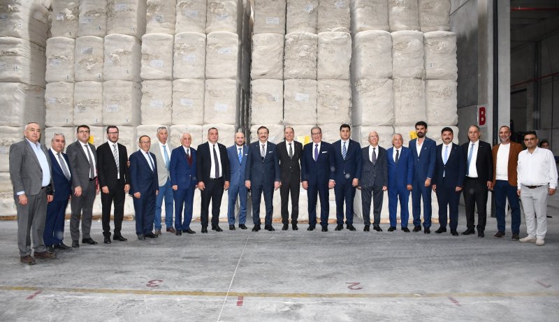 04.10.2024 TOBB President M. Rifat Hisarcıklıoğlu Conducted Inspections at Büyük Menderes Agricultural Products Licensed Warehousing Inc.