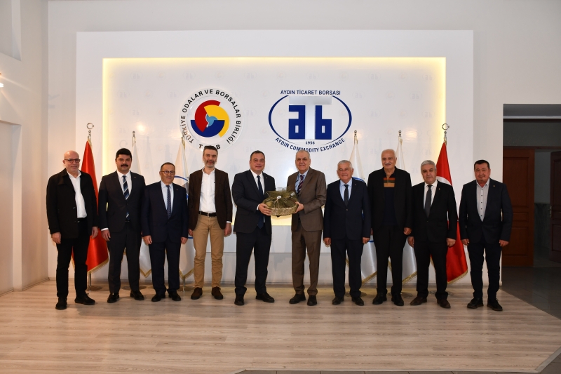 14.02.2025 Kardeş Borsa İstanbul Ticaret Borsası Heyeti, Aydın Ticaret Borsası’nı Ziyaret Etti