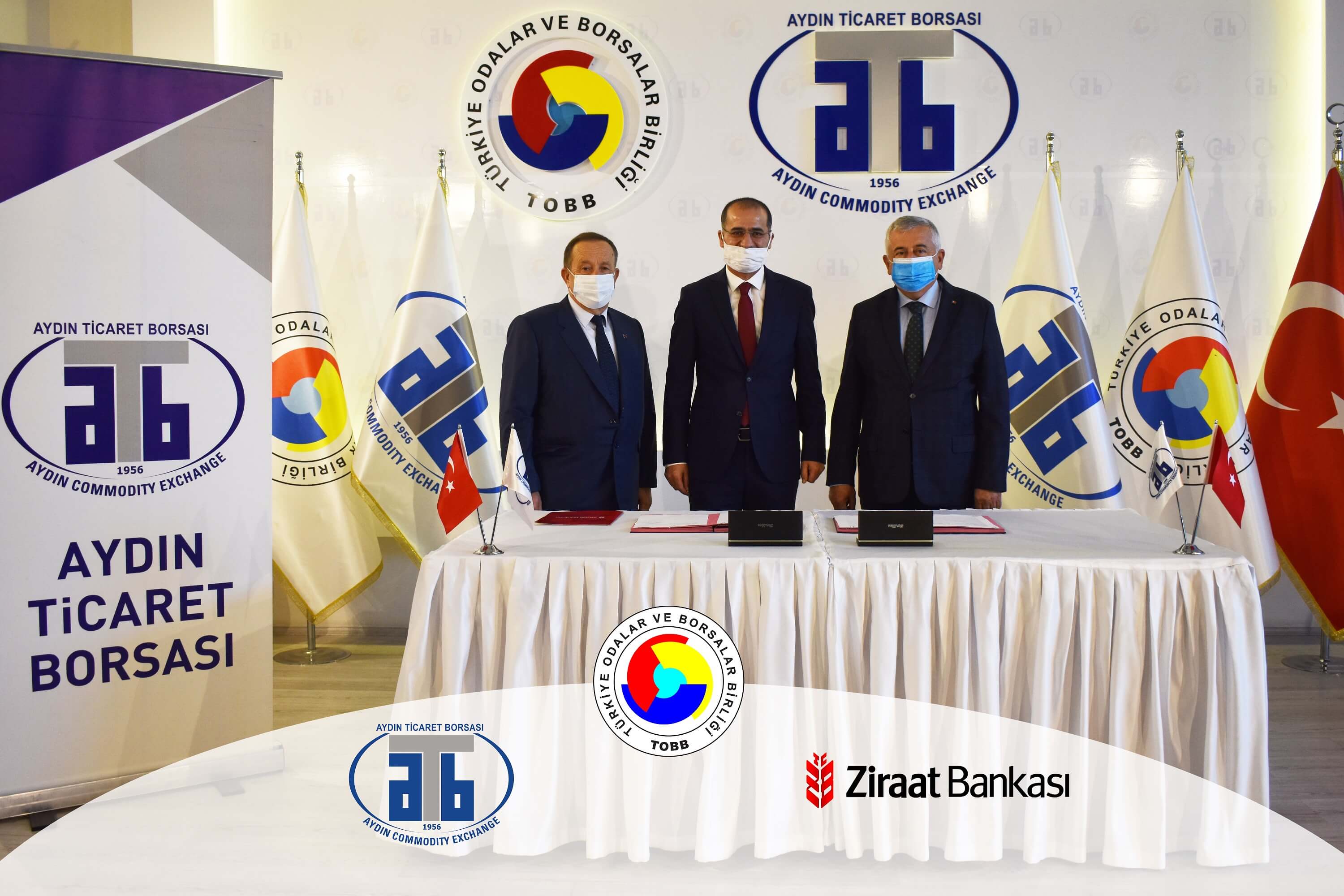 13.01.2021 Aydın Commodity Exchange and T.R Ziraat Bnak Signed the ''Bankkart Virgo Supply Chain Financing Project'' Protocol 